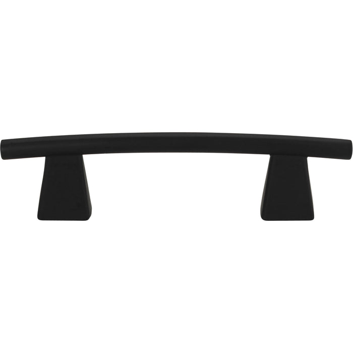 Atlas Homewares 306-BL Fulcrum 3in Center to Center Arch Pull Matte Black