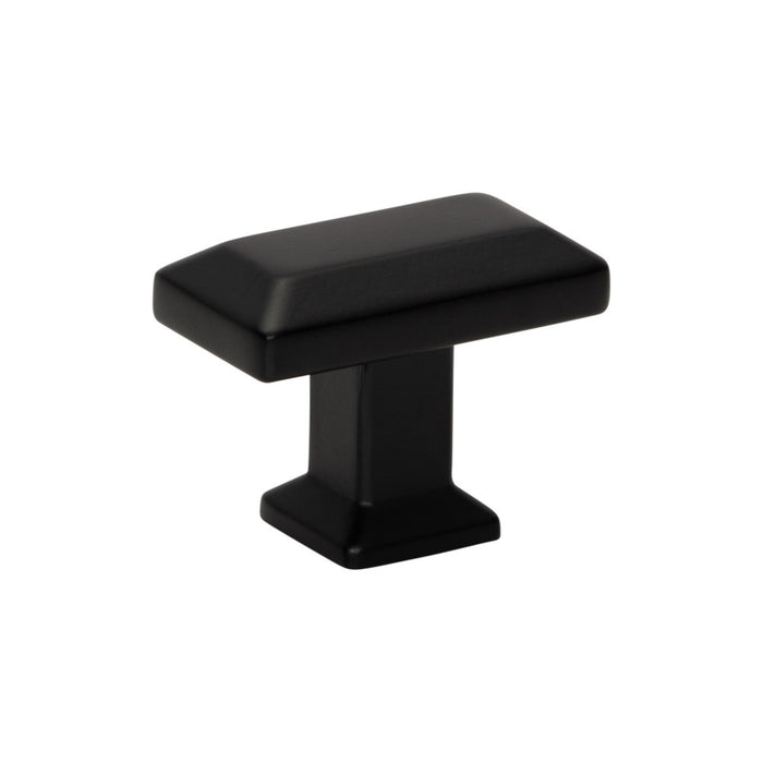 Atlas Homewares A661-BL Sweetbriar Lane 1 3/8in Length Rectangle Knob Matte Black