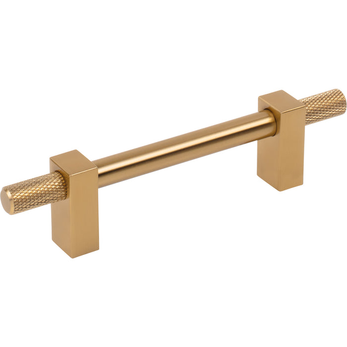 Jeffrey Alexander 698-96SBZ Larkin 4 Knurled Ends 96 mm Center-to-Center Bar Pull Satin Bronze