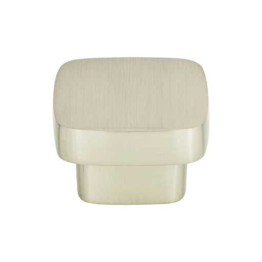 Atlas Homewares A910-BN Chunky Knobs 1 3/4in (44mm) Length Square Knob Brushed Nickel - KnobDepot
