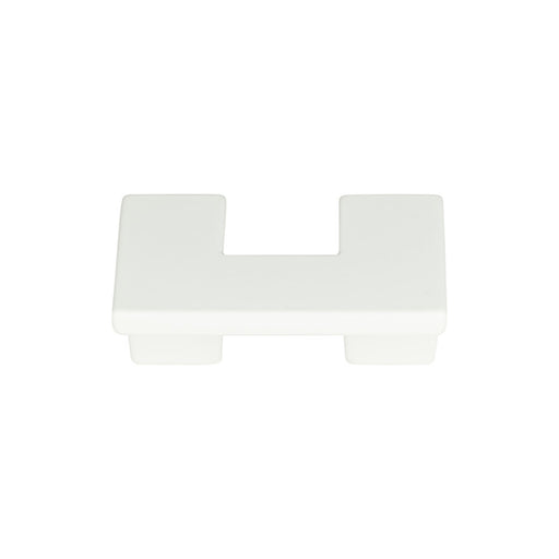 Atlas Homewares A845-WG U Turn 1 1/4in (32mm) Center to Center Square Knob High White Gloss - KnobDepot