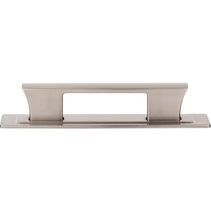 Atlas Homewares A6002-BRN Zander 3 3/4in Center to Center Bar Pull Brushed Nickel