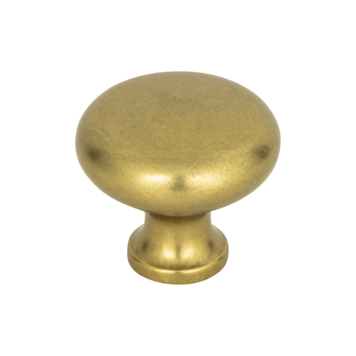 Atlas Homewares A819-UB Successi 1 1/4in Diameter Round Knob Vintage Brass