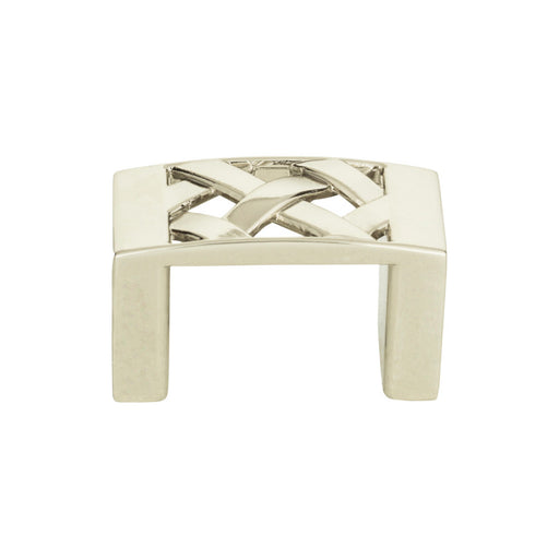 Atlas Homewares 309-PN Lattice 1 5/8in (41mm) Length Novelty Knob Polished Nickel - KnobDepot