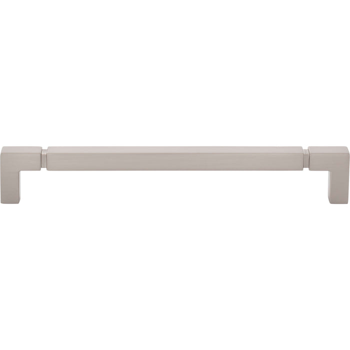 Top Knobs TK3224BSN Langston 7 9/16" Center to Center Bar Pull Brushed Satin Nickel - KnobDepot