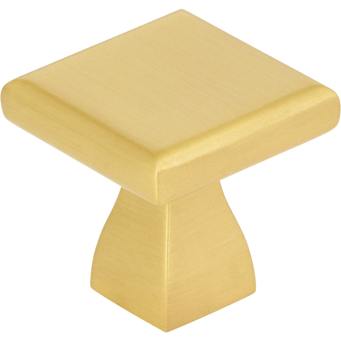Elements 449BG Hadly 1" Length Square Knob Brushed Gold