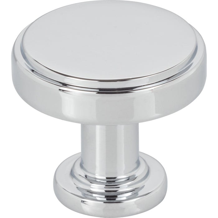 Jeffrey Alexander 171PC Richard 1-1/4" Diameter Round Knob Polished Chrome