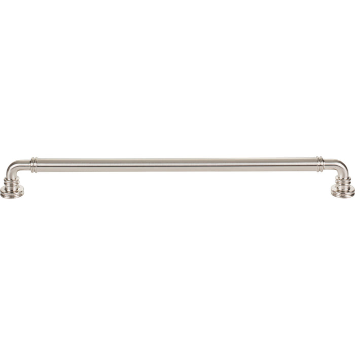Top Knobs TK3146BSN Cranford 12" Center to Center Bar Pull Brushed Satin Nickel - KnobDepot