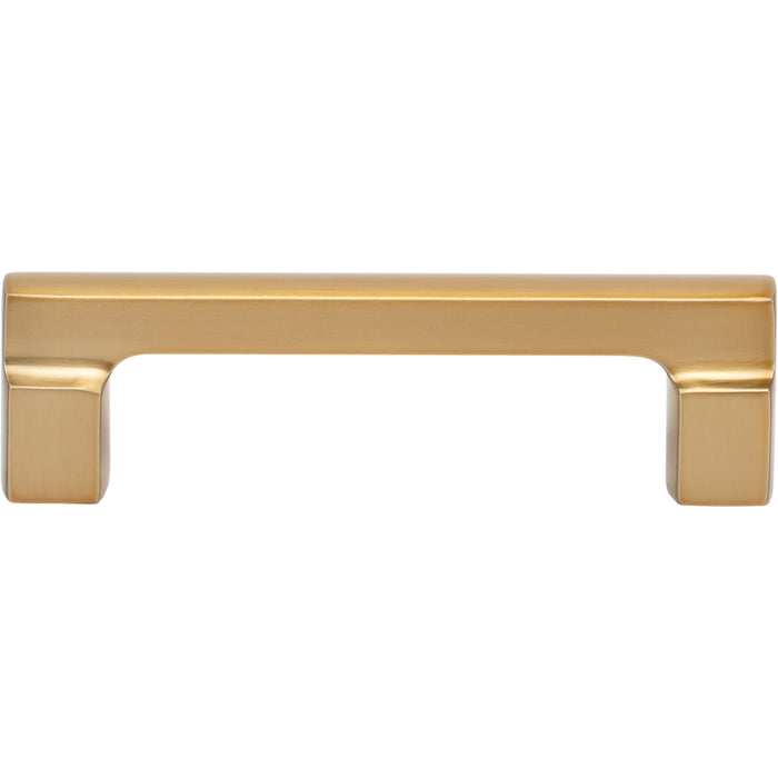 Atlas Homewares A522-WB Reeves 3 3/4in Center to Center Bar Pull Warm Brass