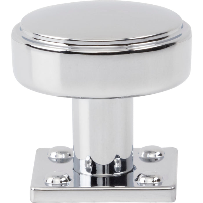 Atlas Homewares A540-CH Benning 1 1/4in Diameter Round Knob Polished Chrome