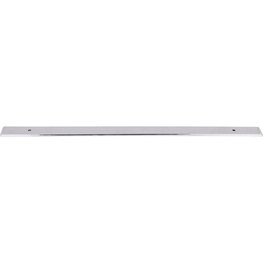 Top Knobs TK3288PC Radcliffe 18" Center to Center Pull Backplate Polished Chrome - KnobDepot