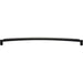 Top Knobs TK3176BLK Haddonfield 12" Center to Center Bar Pull Flat Black - KnobDepot