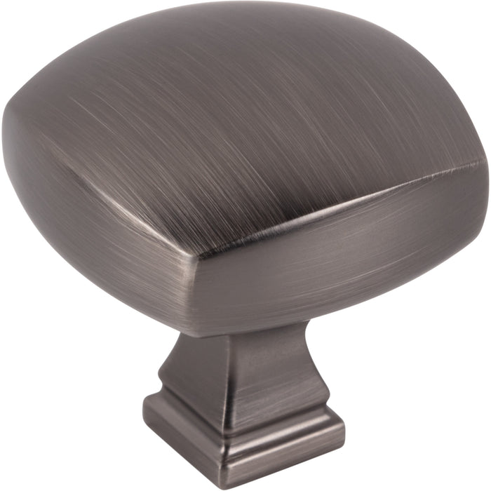 Jeffrey Alexander 278L-BNBDL Audrey 1-3/8" Diameter Square Knob Brushed Pewter