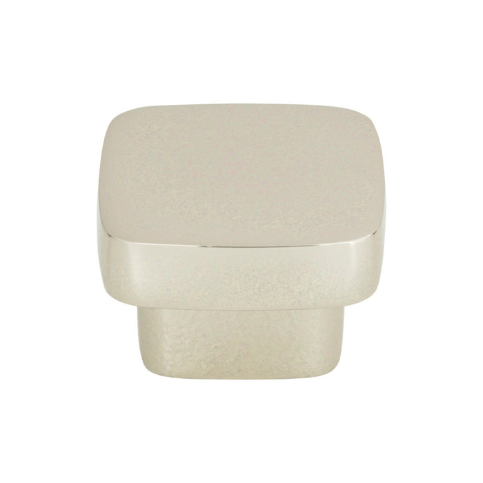 Atlas Homewares A910-PN Chunky Knobs 1 3/4in (44mm) Length Square Knob Polished Nickel - KnobDepot