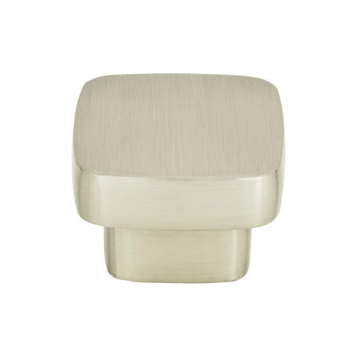 Atlas Homewares A909-BN Chunky Knobs 1 3/8in (35mm) Length Square Knob Brushed Nickel - KnobDepot