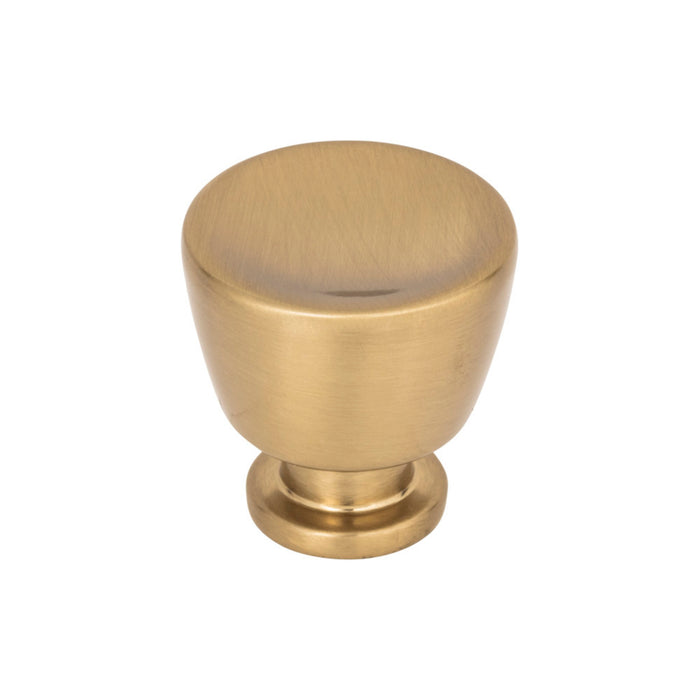 Atlas Homewares 412-WB Tiki Hut 1 1/8in Diameter Round Knob Warm Brass