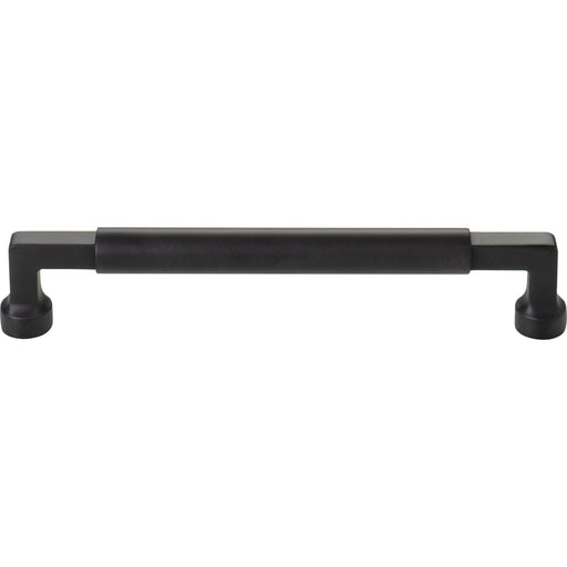 Top Knobs TK3093BLK Cumberland 6 5/16" Center to Center Bar Pull Flat Black - KnobDepot