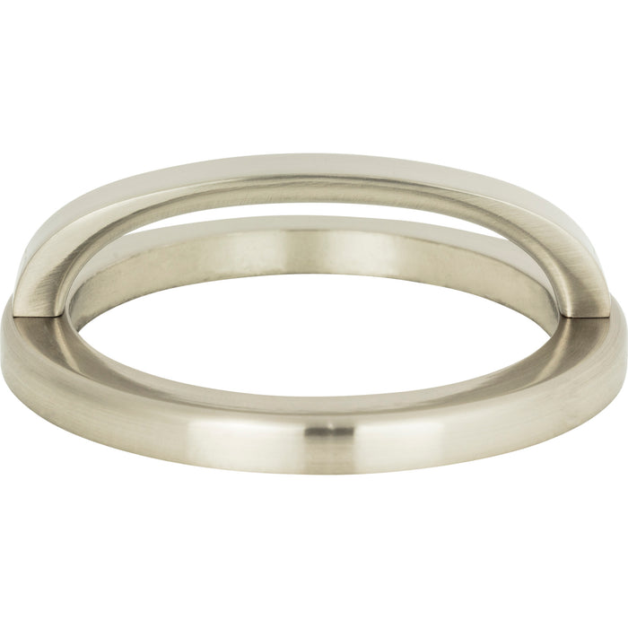 Atlas Homewares 407-BN Tableau 3in Center to Center Finger Pull Brushed Nickel