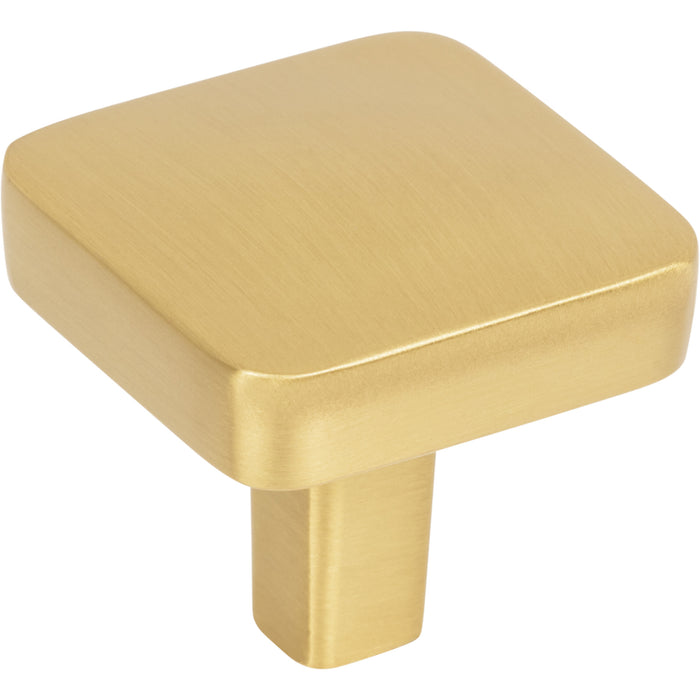 Jeffrey Alexander 905BG Whitlock 1-1/4" Diameter Square Knob Brushed Gold