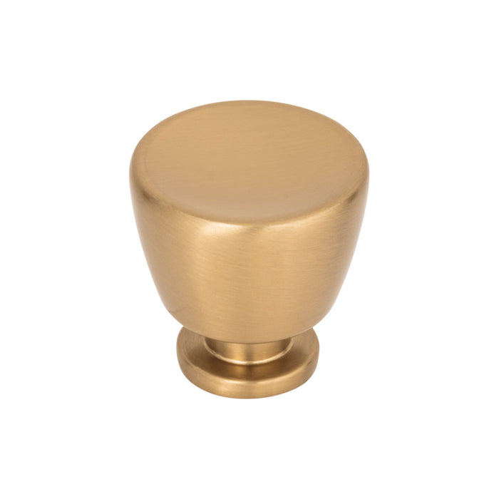 Atlas Homewares 413-WB Tiki Hut 1 1/4in Diameter Round Knob Warm Brass