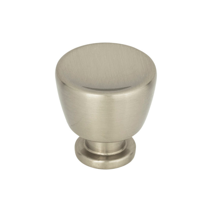 Atlas Homewares 412-BRN Tiki Hut 1 1/8in Diameter Round Knob Brushed Nickel