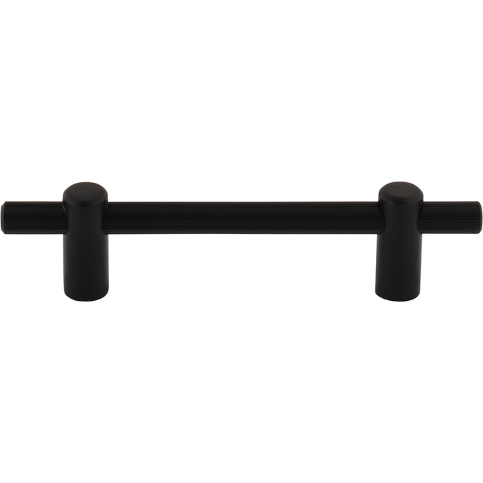 Top Knobs TK3252BLK Dempsey 3 3/4" Center to Center Bar Pull Flat Black - KnobDepot