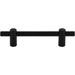 Top Knobs TK3252BLK Dempsey 3 3/4" Center to Center Bar Pull Flat Black - KnobDepot