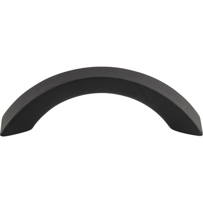Atlas Homewares A880-BL Sleek 3in Center to Center Arch Pull Matte Black