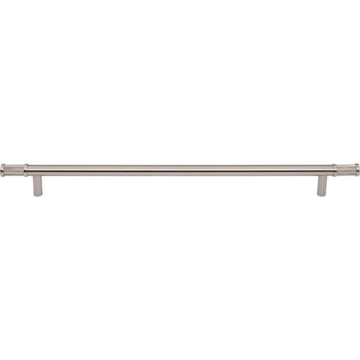 Top Knobs TK3237BSN Burnham 12" Center to Center Bar Pull Brushed Satin Nickel - KnobDepot