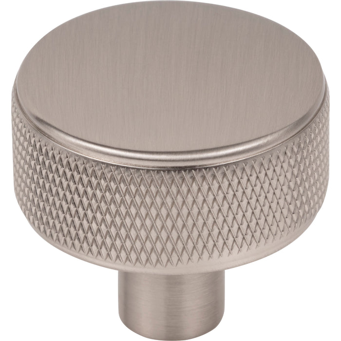 Top Knobs TK3230BSN Burnham 1 1/4" Length Round Knob Brushed Satin Nickel - KnobDepot