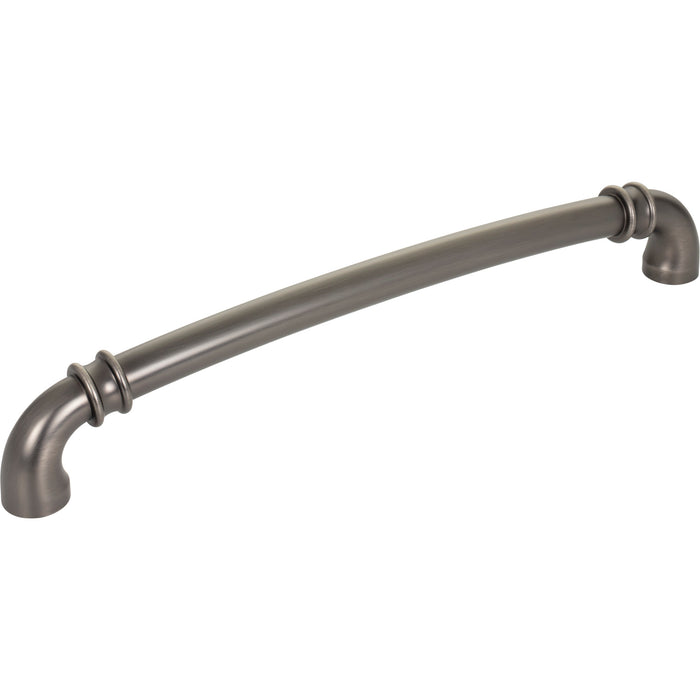 Jeffrey Alexander 445-12BNBDL Marie 12" Center-to-Center Appliance Pull Brushed Pewter