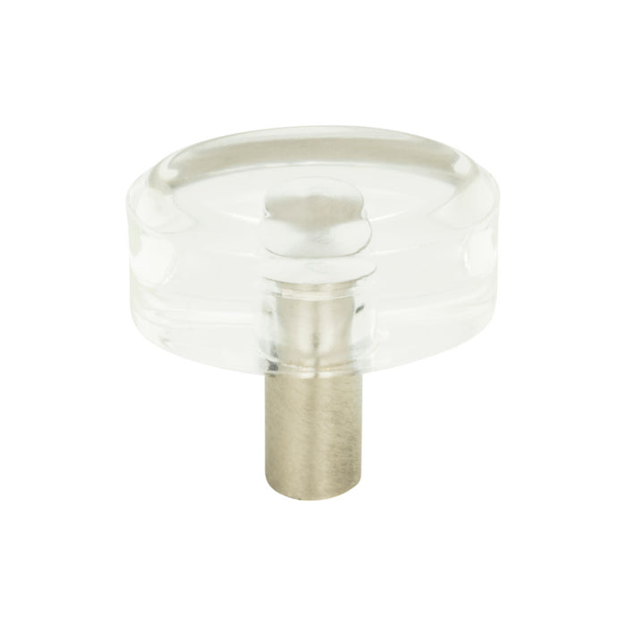 Atlas Homewares 3230-BRN Optimism 1 1/2in Length Oval Knob Brushed Nickel