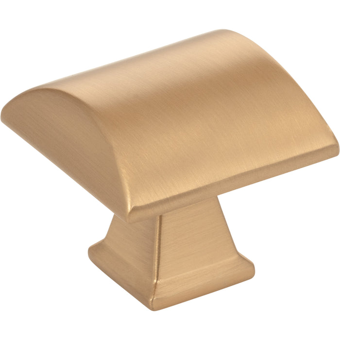 Jeffrey Alexander 944SBZ Roman 1-1/4" Length Square Knob Satin Bronze
