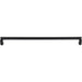 Top Knobs TK3137BLK Florham 12" Center to Center Bar Pull Flat Black - KnobDepot