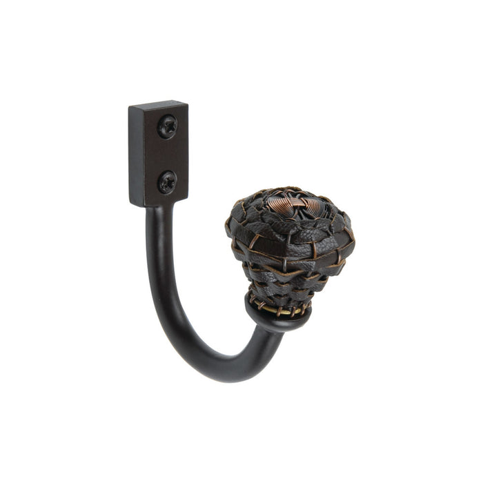 Atlas Homewares 3182-O Hamptons 3in (76mm) Wall Hooks Aged Bronze - KnobDepot