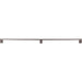 Top Knobs M1049 Bar Pulls Princetonian 15 1/16in (383mm) Center to Center Bar Pull Brushed Satin Nickel - KnobDepot