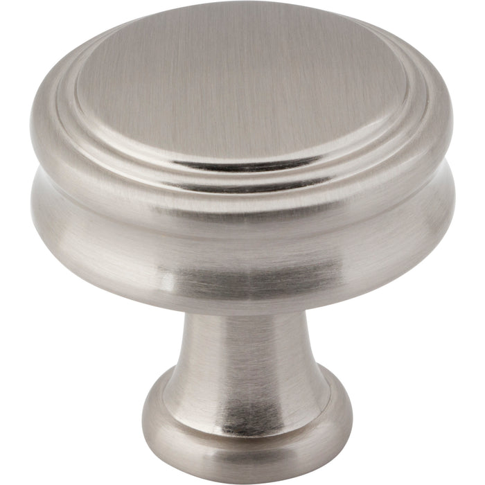 Top Knobs TK3190BSN Coddington 1 1/4" Length Round Knob Brushed Satin Nickel - KnobDepot