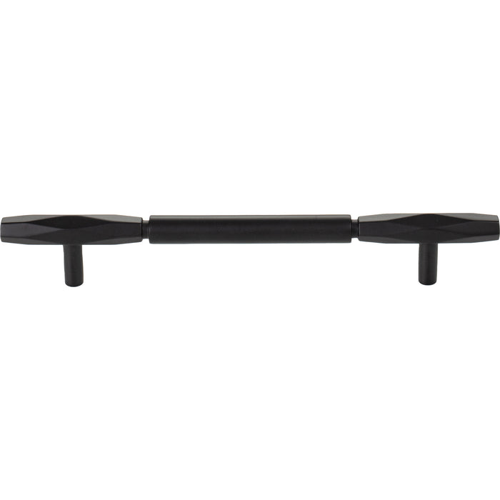 Top Knobs TK3083BLK Kingsmill 6 5/16" Center to Center Bar Pull Flat Black - KnobDepot