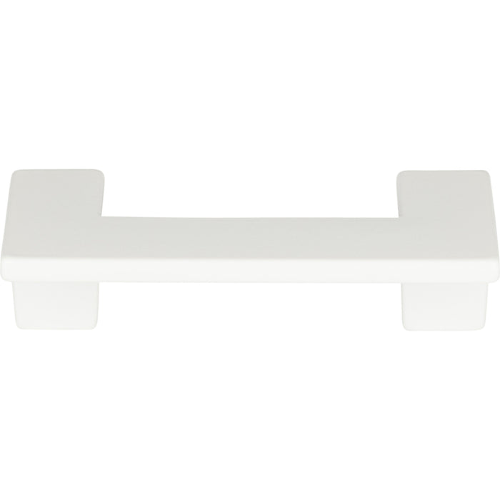 Atlas Homewares A846-WG U Turn 2 1/2in (64mm) Center to Center Bar Pull High White Gloss - KnobDepot