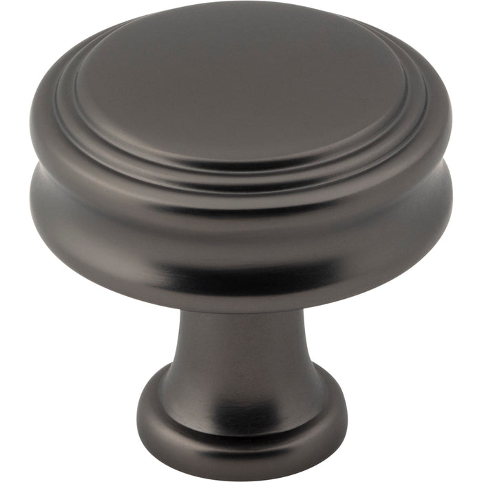 Top Knobs TK3190AG Coddington 1 1/4" Length Round Knob Ash Gray - KnobDepot