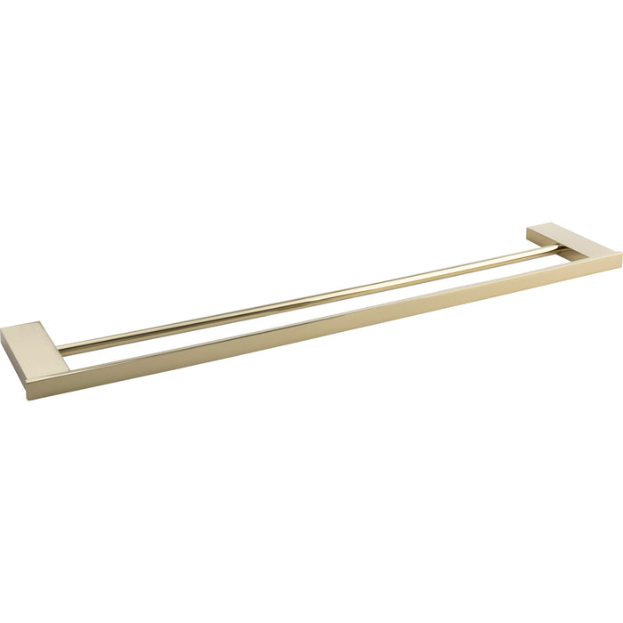 Atlas Homewares PADTB600-FG Parker Double 23 1/2in (597mm) Wall Mounted Towel Bar French Gold - KnobDepot