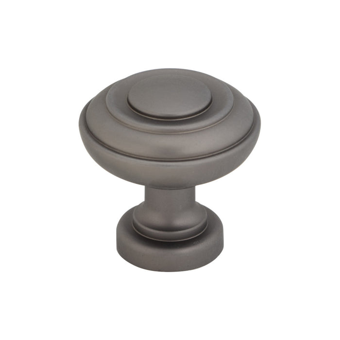 Top Knobs TK3070AG Ulster 1 1/4" Diameter Mushroom Knob Ash Gray - KnobDepot