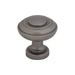 Top Knobs TK3070AG Ulster 1 1/4" Diameter Mushroom Knob Ash Gray - KnobDepot