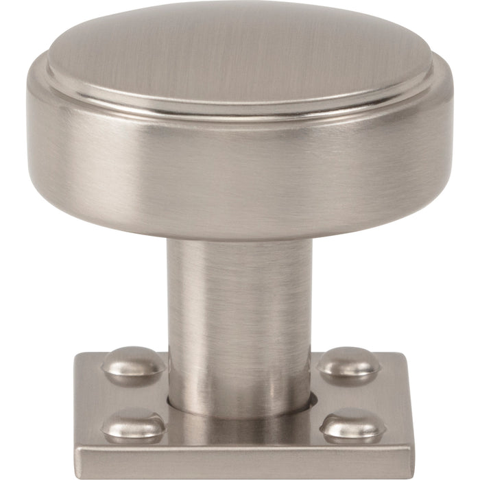 Atlas Homewares A540-BRN Benning 1 1/4in Diameter Round Knob Brushed Nickel
