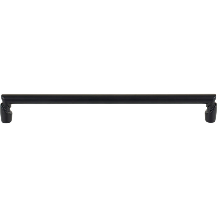 Top Knobs TK3136BLK Florham 8 13/16" Center to Center Bar Pull Flat Black - KnobDepot