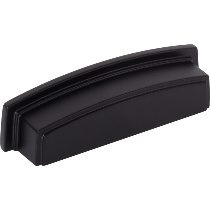 Jeffrey Alexander 141-96MB Renzo 96 mm Center-to-Center Cup/Bin Pull Matte Black
