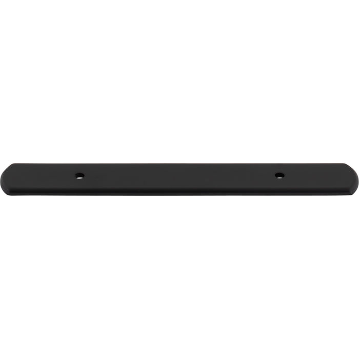 Top Knobs TK3271BLK Wescott 3 3/4" Center to Center Pull Backplate Flat Black - KnobDepot