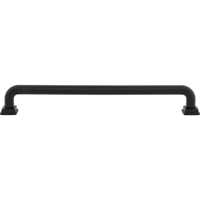 Atlas Homewares A6028-BL Kimberton 12in Center to Center Appliance Pull Matte Black