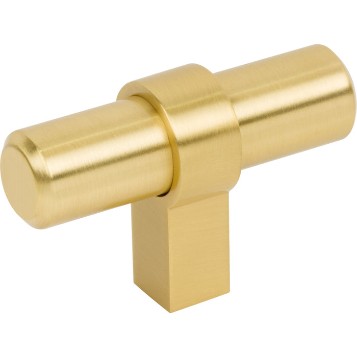 Jeffrey Alexander 51BG Key Grande 2" Length Bar Knob Brushed Gold