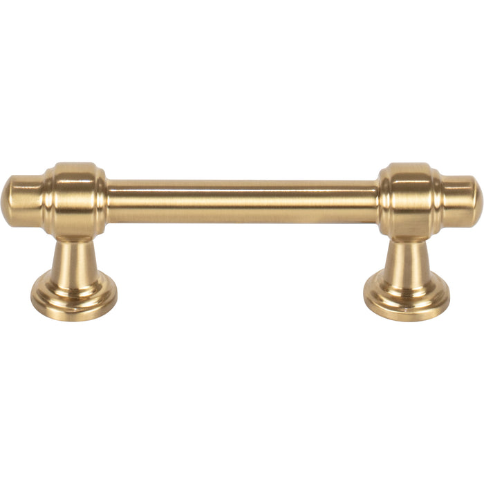 Atlas Homewares 314-WB Bronte 3in Center to Center Bar Pull Warm Brass
